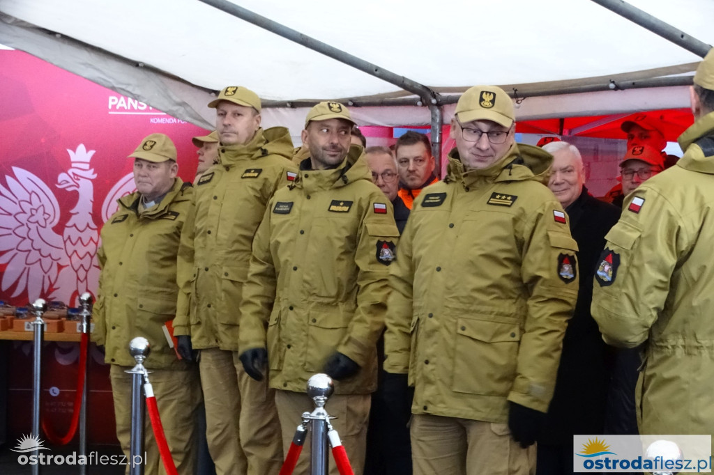 Wmurowano akt erekcyjny na budowie siedziby KP PSP