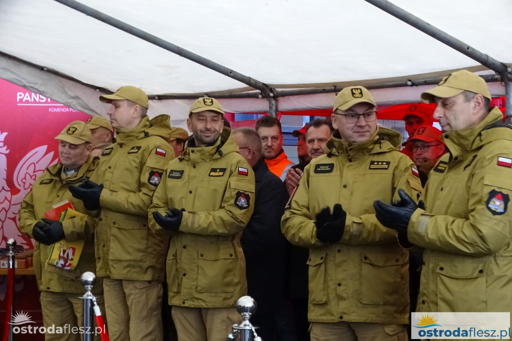 Wmurowano akt erekcyjny na budowie siedziby KP PSP