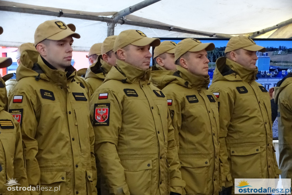 Wmurowano akt erekcyjny na budowie siedziby KP PSP