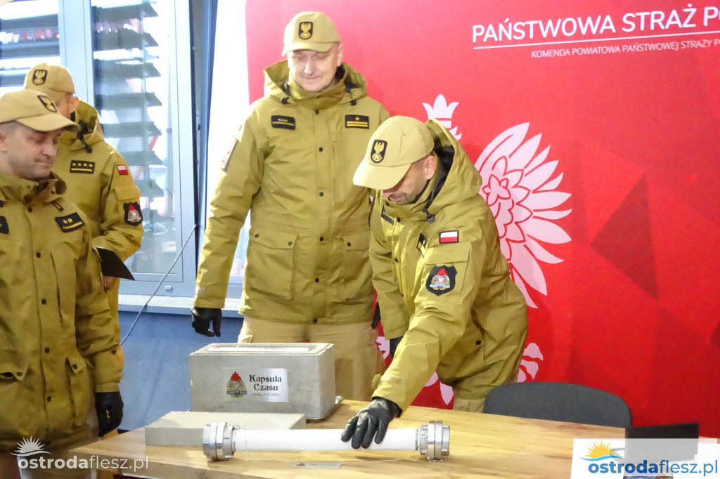 Wmurowano akt erekcyjny na budowie siedziby KP PSP