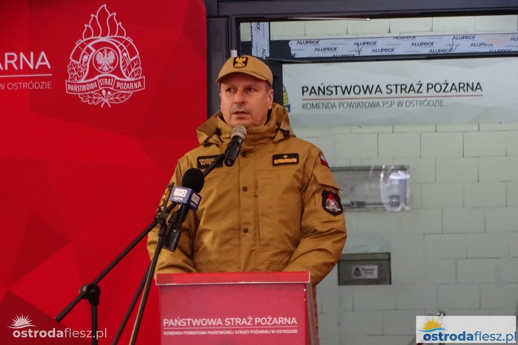 Wmurowano akt erekcyjny na budowie siedziby KP PSP