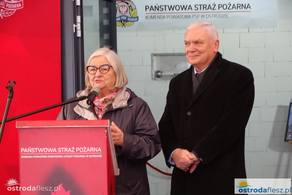 Wmurowano akt erekcyjny na budowie siedziby KP PSP