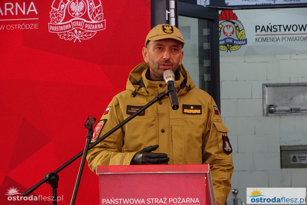 Wmurowano akt erekcyjny na budowie siedziby KP PSP