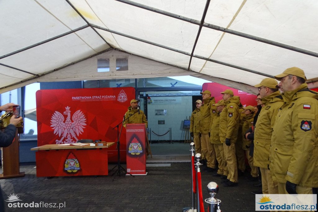 Wmurowano akt erekcyjny na budowie siedziby KP PSP