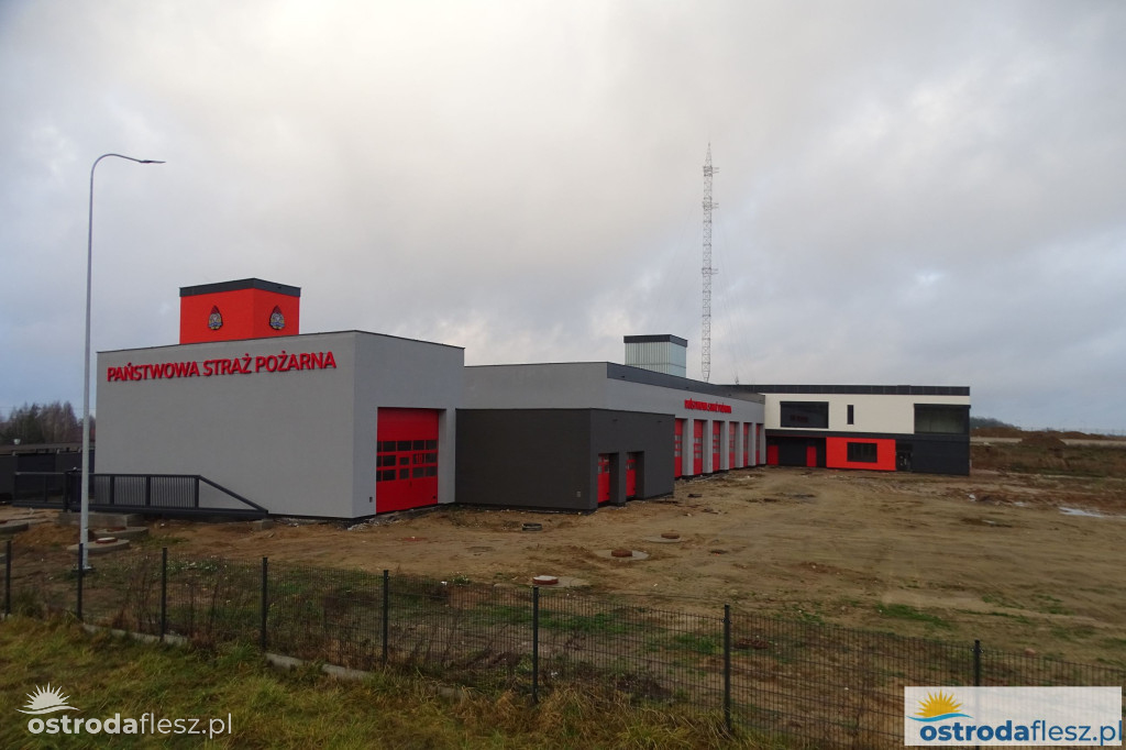 Wmurowano akt erekcyjny na budowie siedziby KP PSP