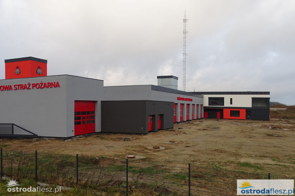 Wmurowano akt erekcyjny na budowie siedziby KP PSP