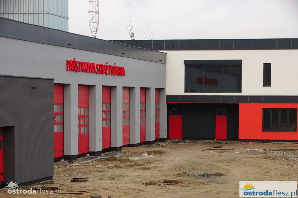 Wmurowano akt erekcyjny na budowie siedziby KP PSP