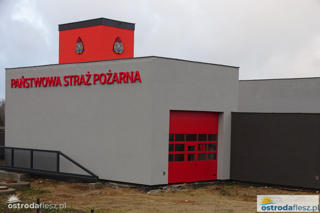 Wmurowano akt erekcyjny na budowie siedziby KP PSP