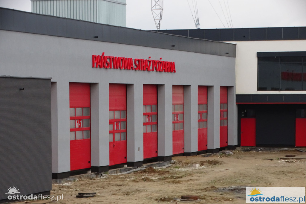 Wmurowano akt erekcyjny na budowie siedziby KP PSP