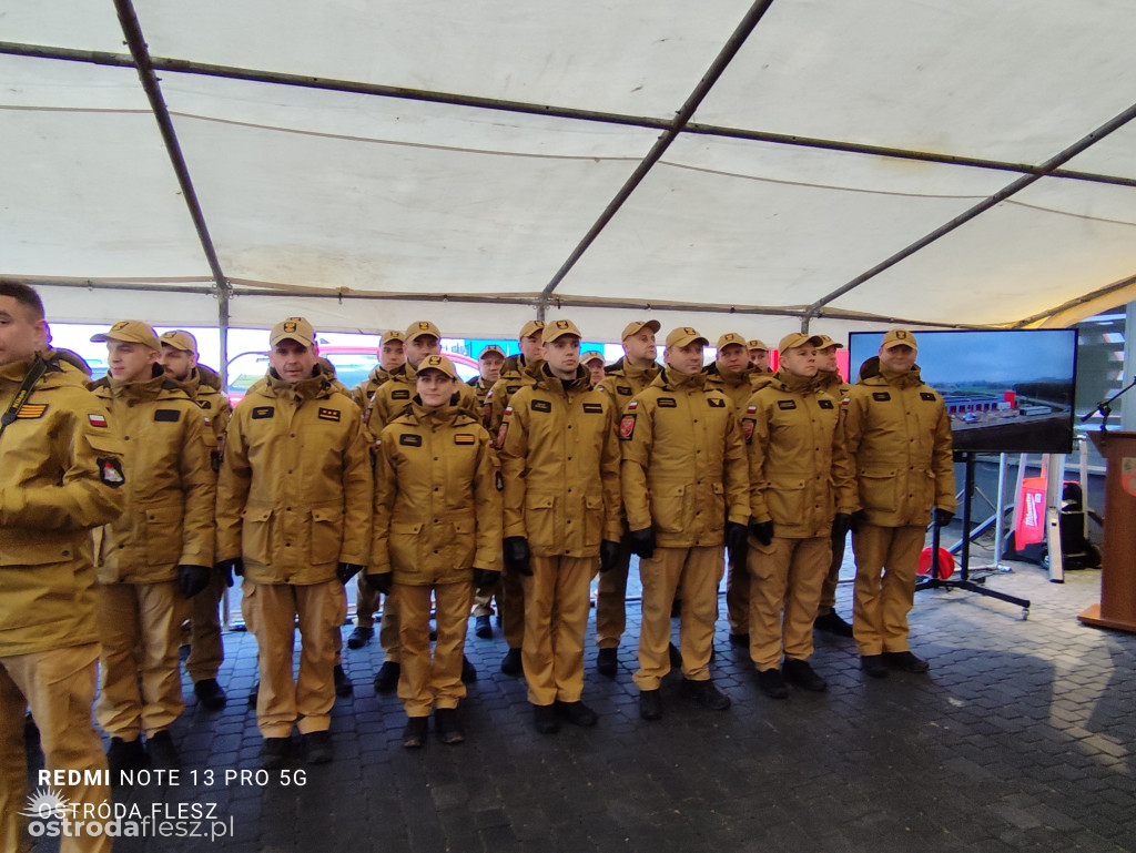 Wmurowano akt erekcyjny na budowie siedziby KP PSP