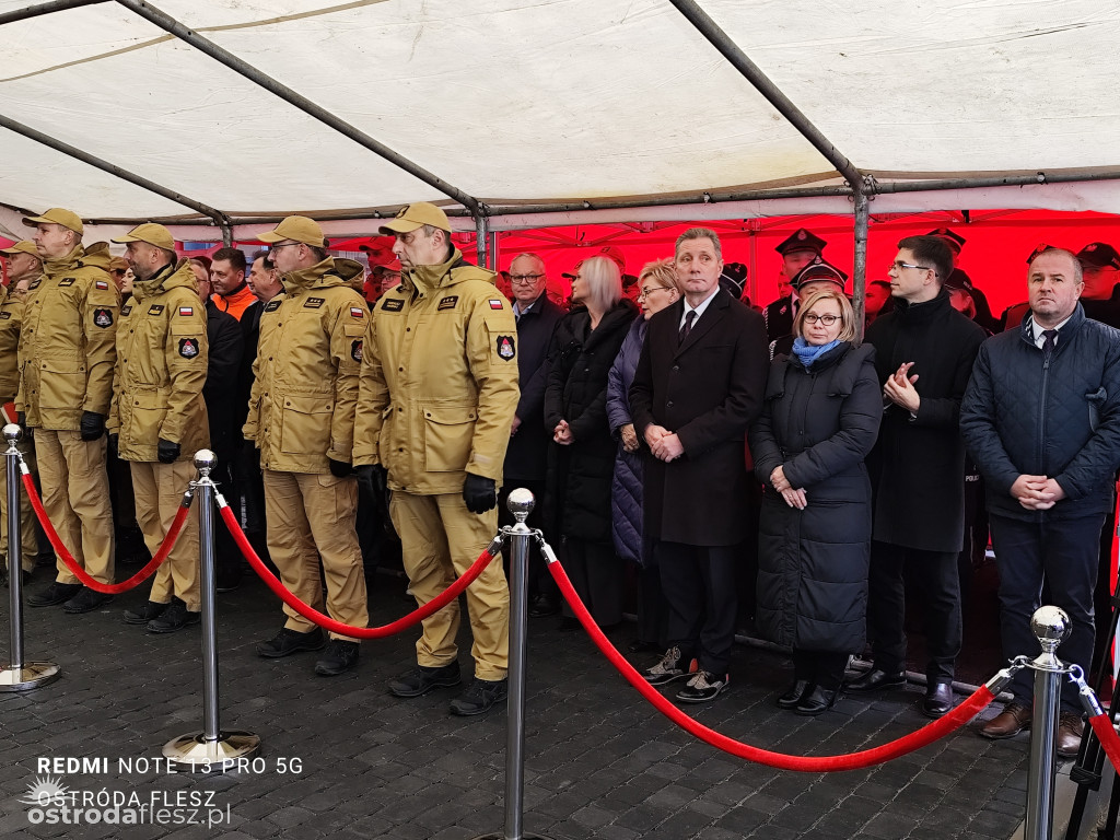 Wmurowano akt erekcyjny na budowie siedziby KP PSP