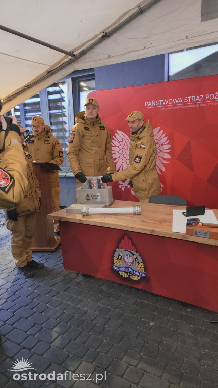 Wmurowano akt erekcyjny na budowie siedziby KP PSP