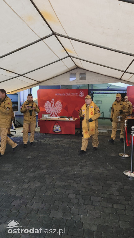 Wmurowano akt erekcyjny na budowie siedziby KP PSP