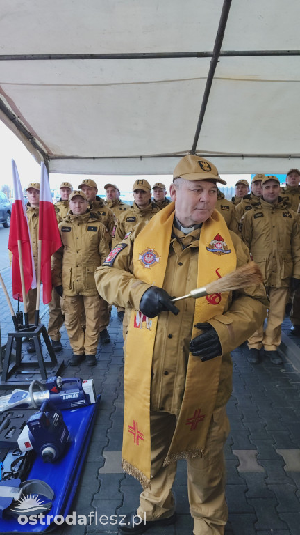 Wmurowano akt erekcyjny na budowie siedziby KP PSP