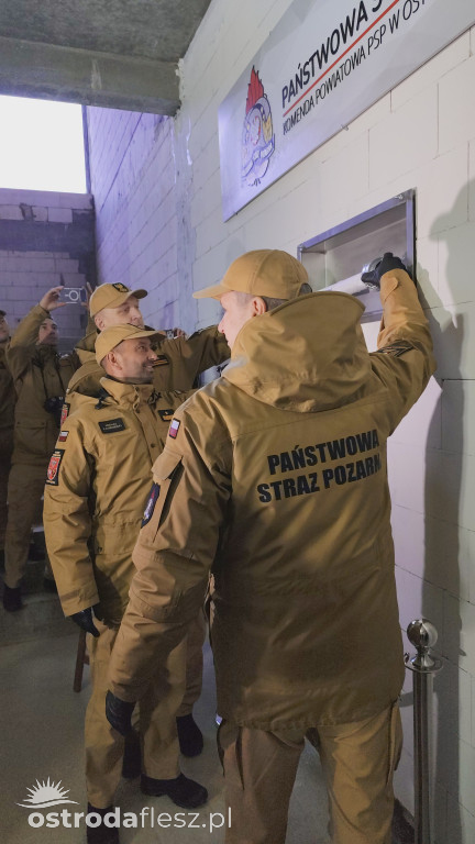 Wmurowano akt erekcyjny na budowie siedziby KP PSP