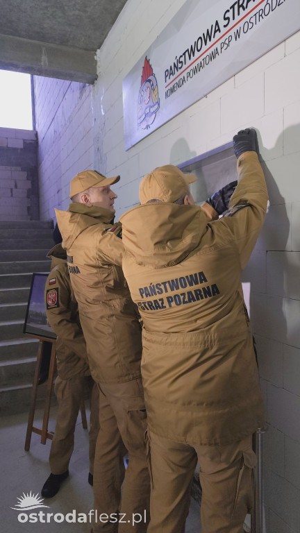 Wmurowano akt erekcyjny na budowie siedziby KP PSP