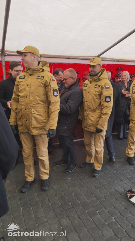 Wmurowano akt erekcyjny na budowie siedziby KP PSP