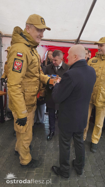 Wmurowano akt erekcyjny na budowie siedziby KP PSP