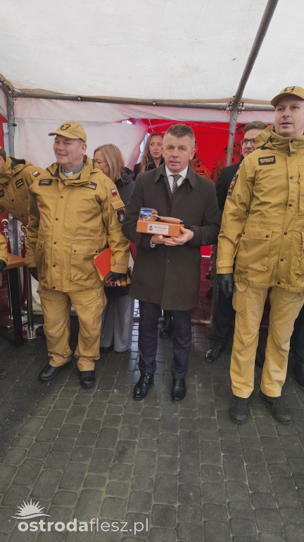 Wmurowano akt erekcyjny na budowie siedziby KP PSP