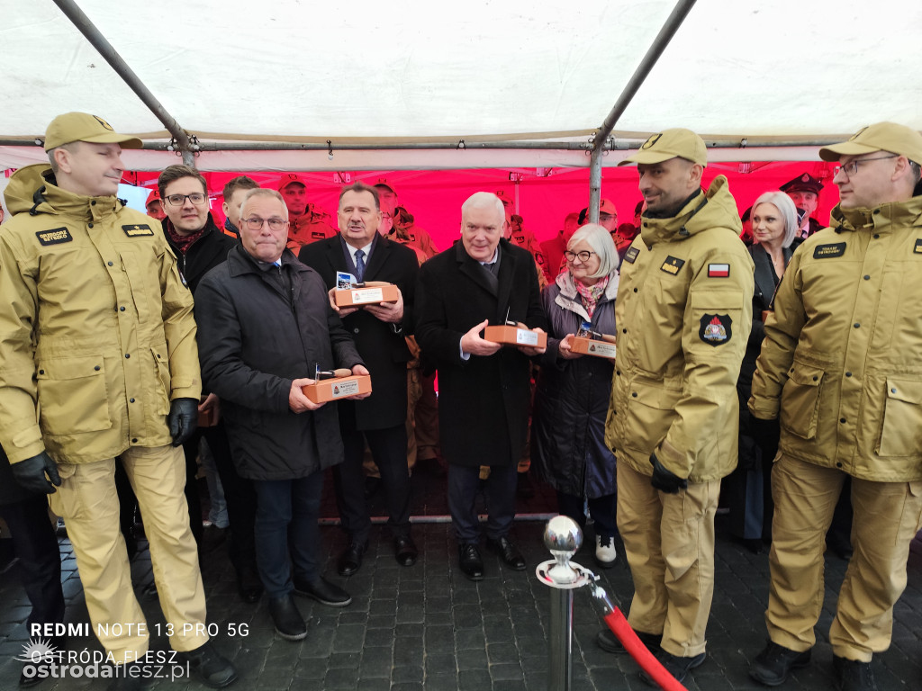 Wmurowano akt erekcyjny na budowie siedziby KP PSP