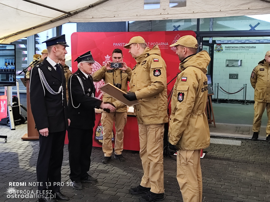 Wmurowano akt erekcyjny na budowie siedziby KP PSP