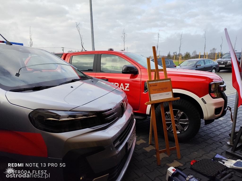 Wmurowano akt erekcyjny na budowie siedziby KP PSP