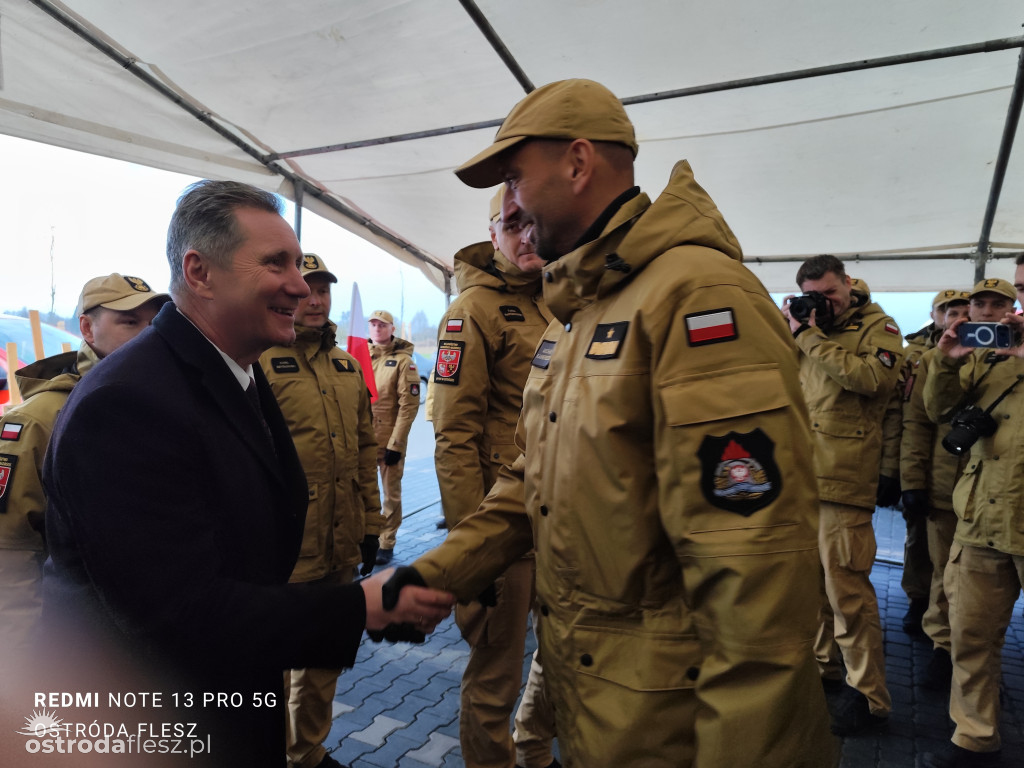 Wmurowano akt erekcyjny na budowie siedziby KP PSP