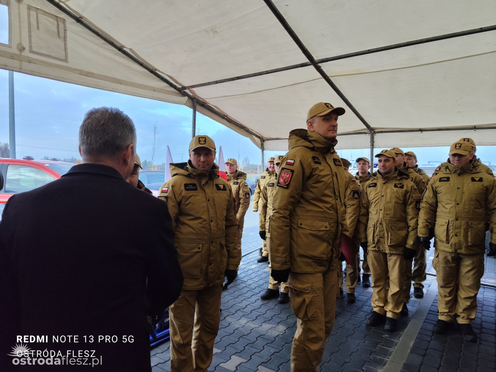 Wmurowano akt erekcyjny na budowie siedziby KP PSP