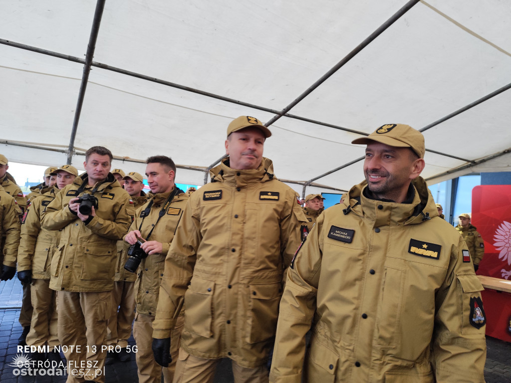 Wmurowano akt erekcyjny na budowie siedziby KP PSP