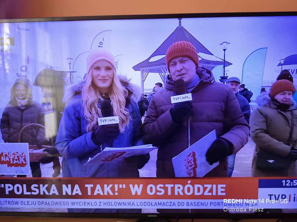 Ostróda: Zimolo na molo rozgrzało Ostródzian