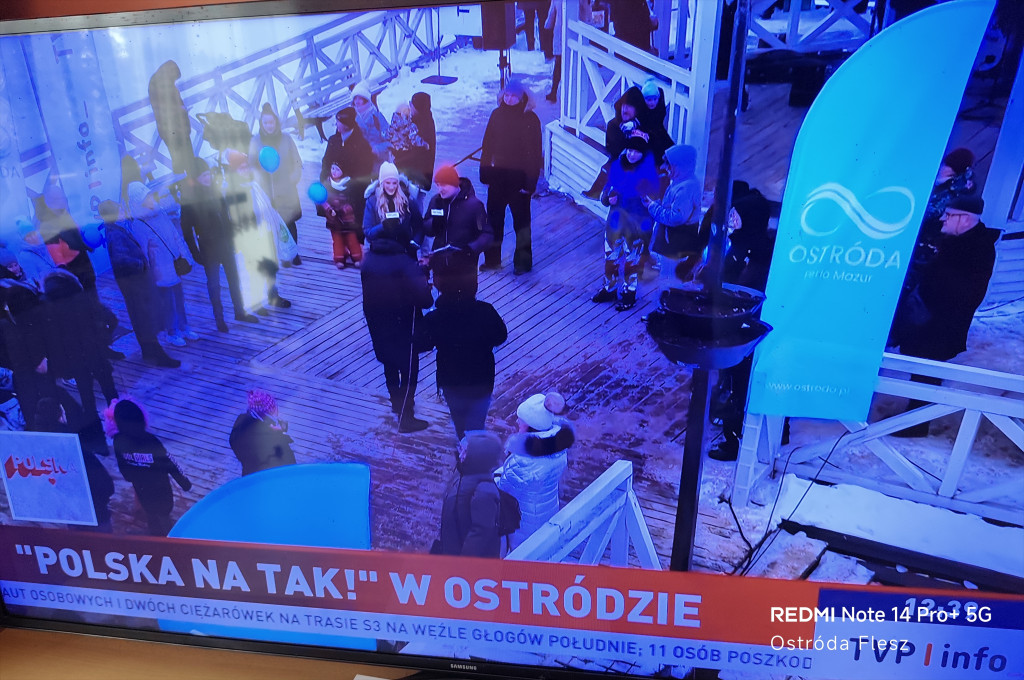 Ostróda: Zimolo na molo rozgrzało Ostródzian