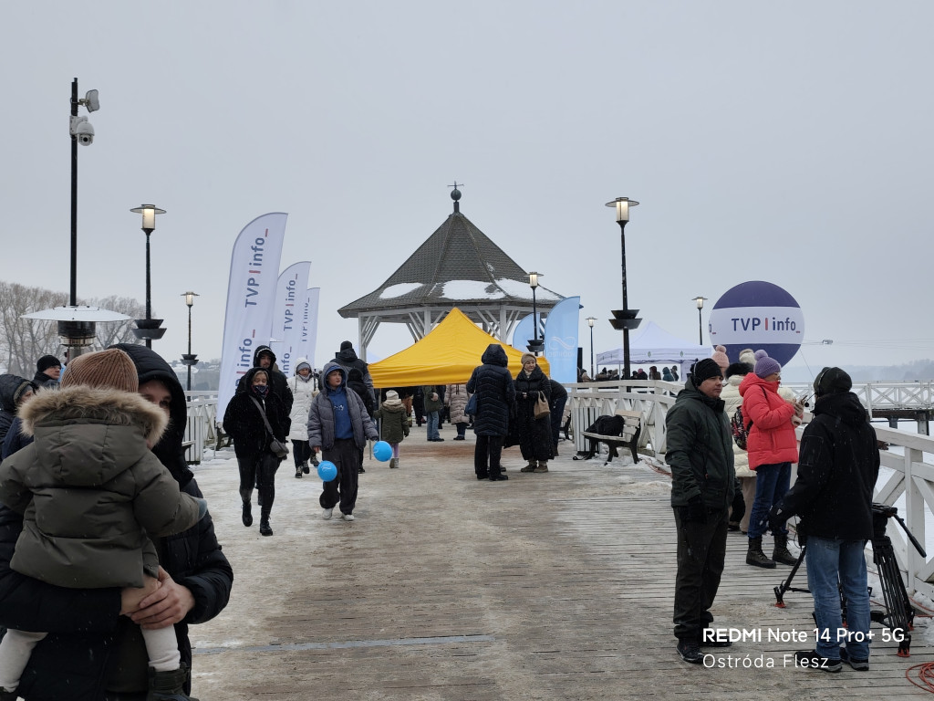 Ostróda: Zimolo na molo rozgrzało Ostródzian