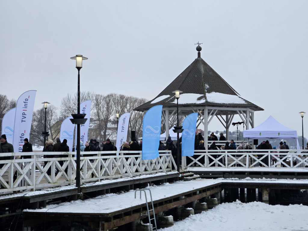 Ostróda: Zimolo na molo rozgrzało Ostródzian
