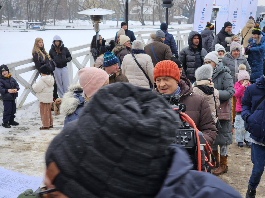 Ostróda: Zimolo na molo rozgrzało Ostródzian