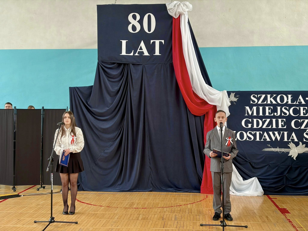 80 lat Szkoły im. Żołnierzy Niezłomnych w Łukcie