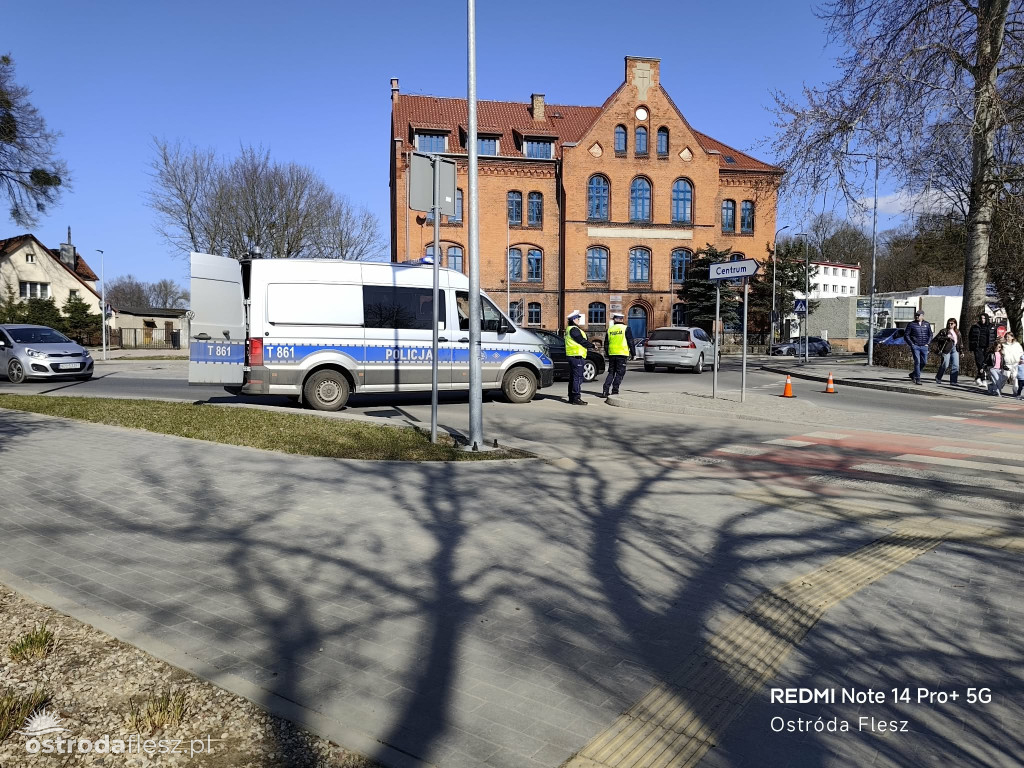 Niewybuch w Drwęcy tuż przy Urzędzie Miejskim