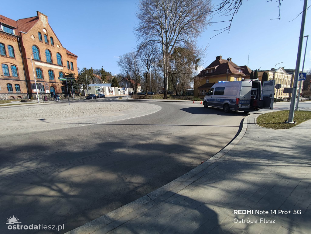 Niewybuch w Drwęcy tuż przy Urzędzie Miejskim