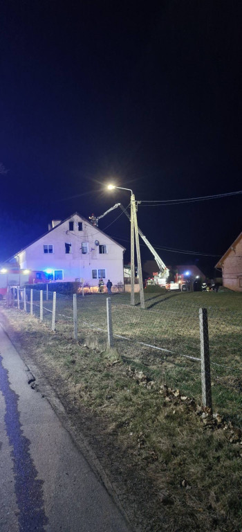 Mostkowo: Nocny pożar domu wielorodzinnego