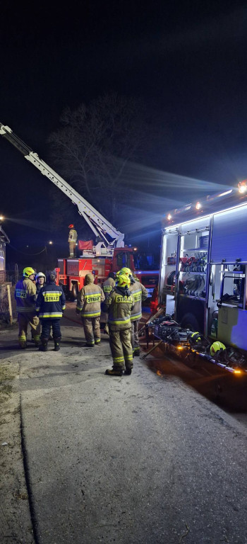 Mostkowo: Nocny pożar domu wielorodzinnego