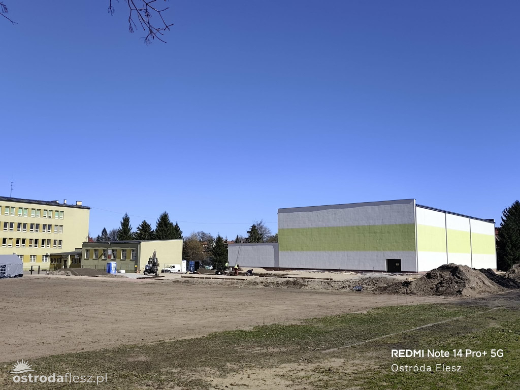 Postępują prace przy budowie skateparku w Ostródzie