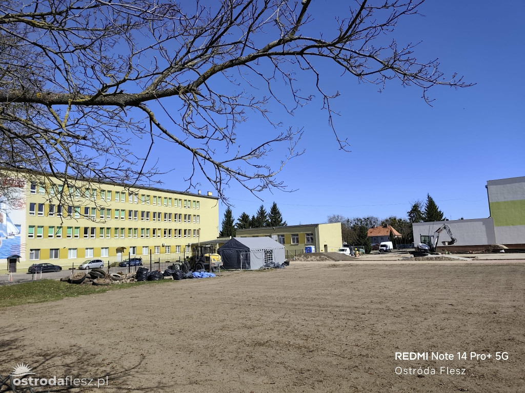 Postępują prace przy budowie skateparku w Ostródzie