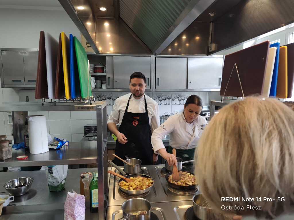 Bałkańskie smaki w szkolnej kuchni w Rolniku
