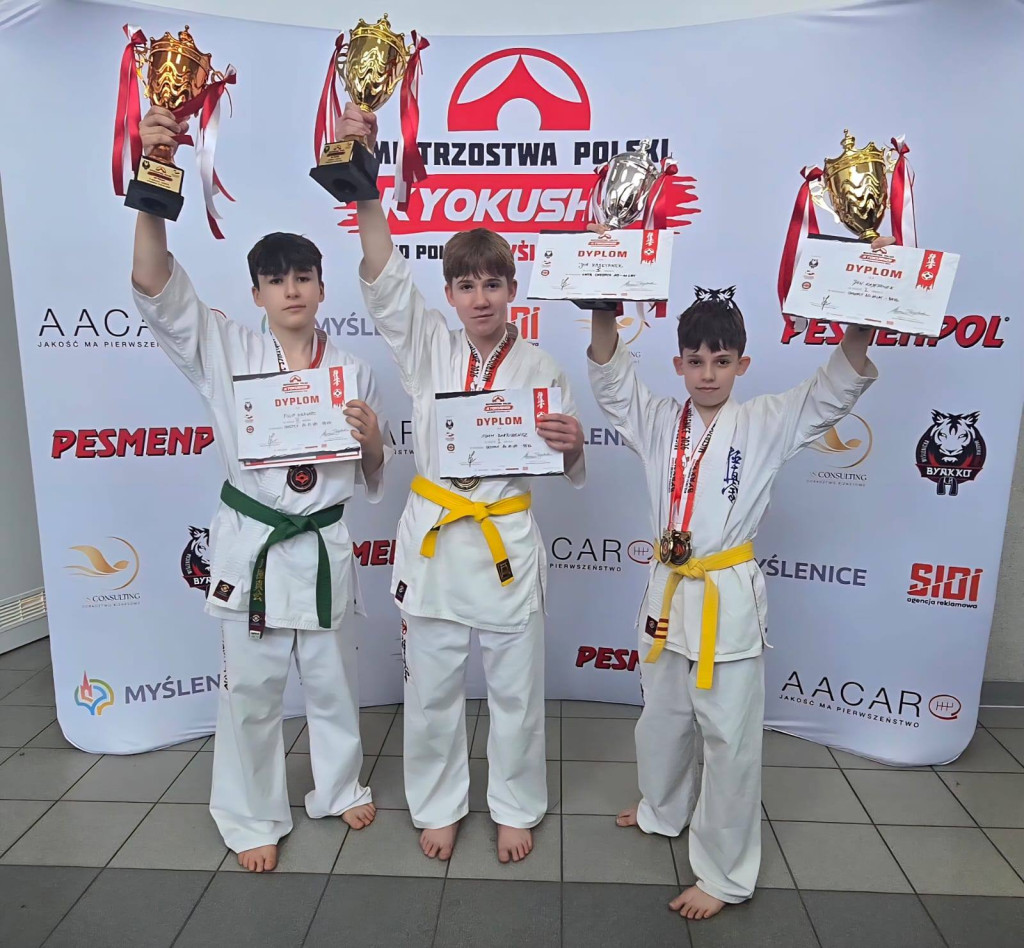 Ostróda:5 medali karateków na Mistrzostwach Polski