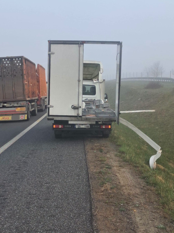 Frąknowo: Wybuch butli CNG w dostawczaku na S7