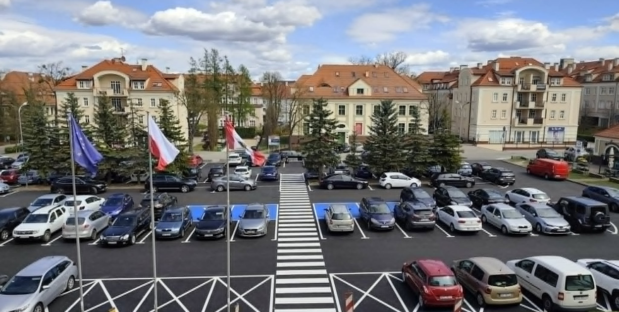 Wyremontowano parking przed Starostwem Powiatowym