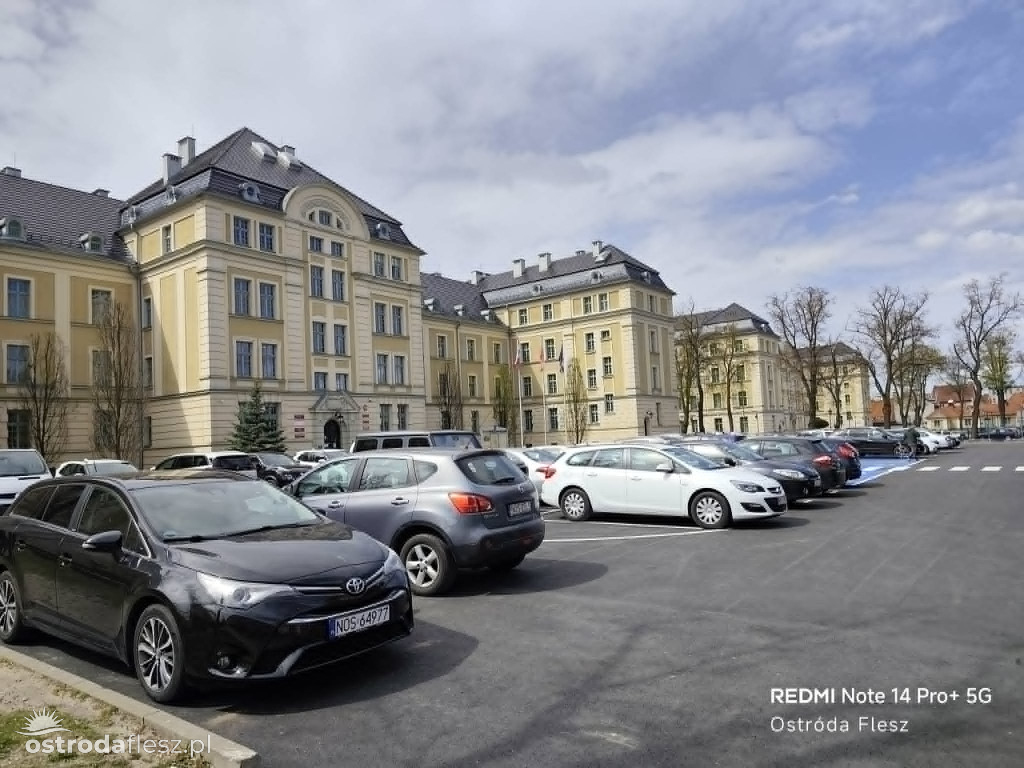 Wyremontowano parking przed Starostwem Powiatowym