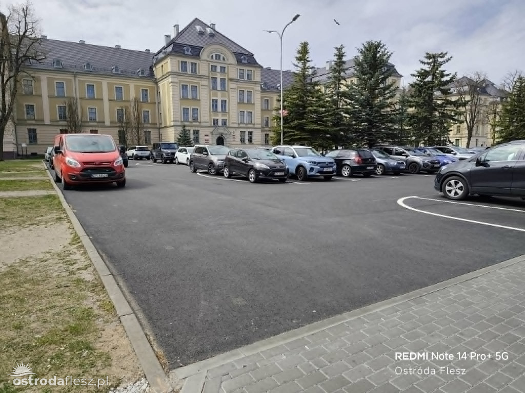Wyremontowano parking przed Starostwem Powiatowym