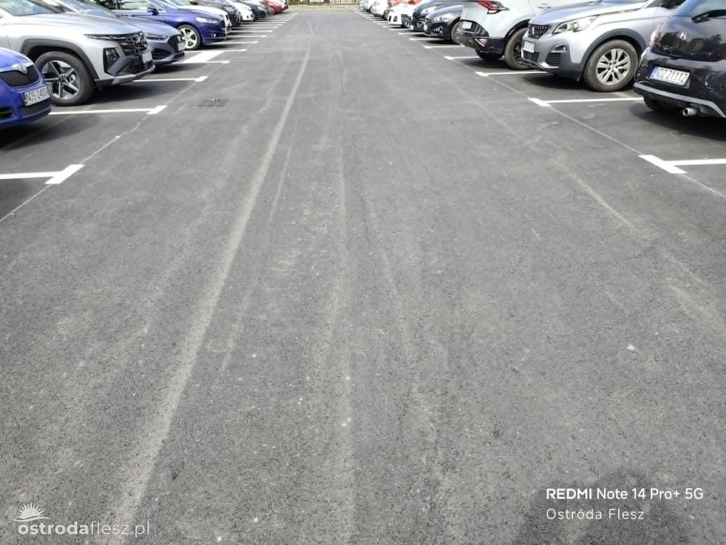 Wyremontowano parking przed Starostwem Powiatowym