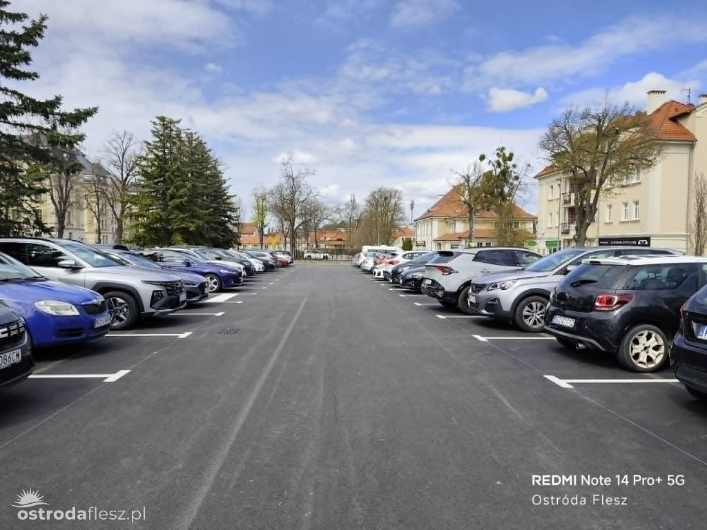 Wyremontowano parking przed Starostwem Powiatowym
