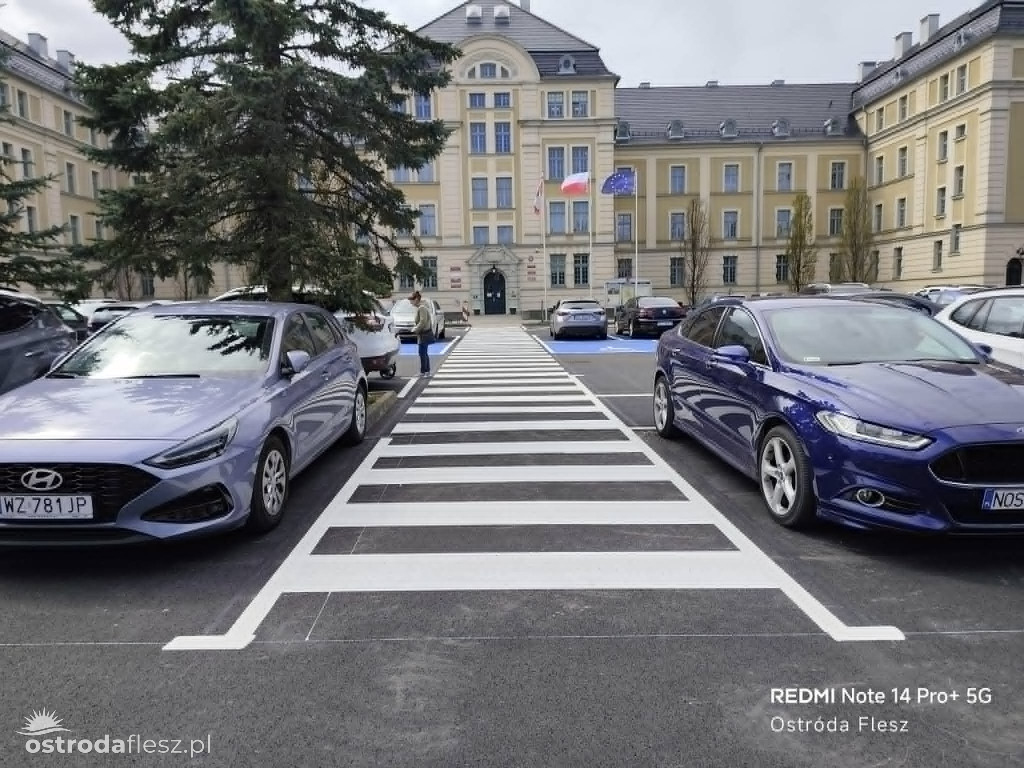 Wyremontowano parking przed Starostwem Powiatowym